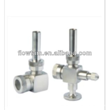 Food grade stainless steel liquid level valve